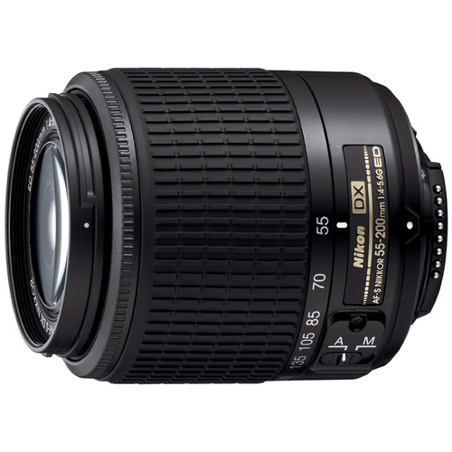Nikon 55-200mm F/4-5.6G ED AF-S DX Zoom-Nikkor Lens Factory Refurbished