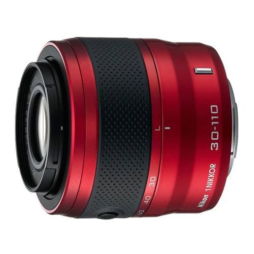 Nikon 1 NIKKOR 30-110mm f/3.8 - 5.6 VR Lens Red (Refurbished)