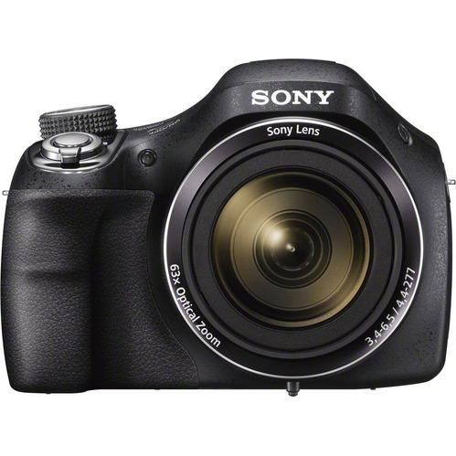 Sony DSC-H400/B 63x Optical Zoom 20.1MP HD Video Digital Camera - OPEN BOX