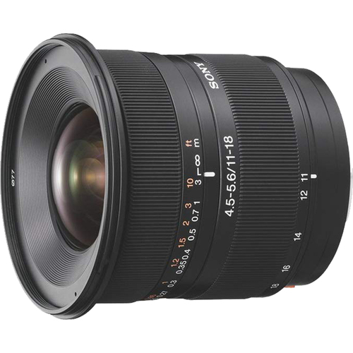 Sony SAL1118 - DT 11-18mm f/4.5-5.6 Aspherical ED Super Wide Angle Zoom A-Mount Lens