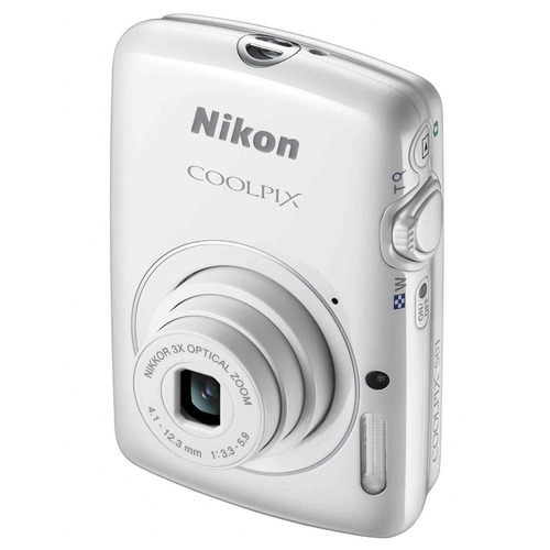 Nikon COOLPIX S01 Touch Screen Digital Camera (White) Refurbished