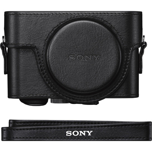 Sony LCJRXF/B Premium Jacket Camera Case for RX100, RX100M2, RX100M3 - Black