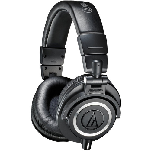 Audio-Technica ATH-M50X Professional Studio Headphones (Black)
