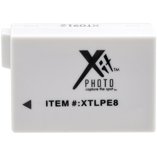 Xit 1750mAh Lithium Ion Replacement Battery (XTLPE8) for Canon LP-E8 (Grey)