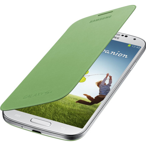 Samsung Galaxy S IV Flip Cover Green