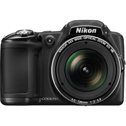 Nikon COOLPIX L830 16MP 34x Opt Zoom Digital Camera - Black (Certified Refurbished)