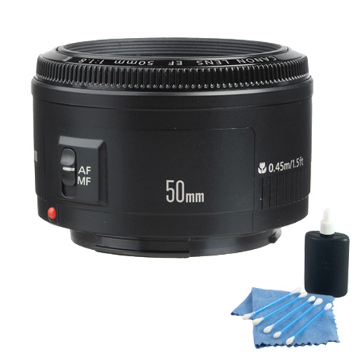 Canon EF 50MM F1.8 II Prime AF Lens Bundle