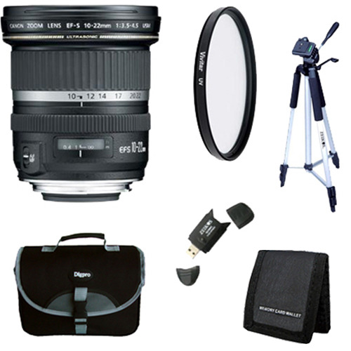 Canon EF-S 10-22mm F/3.5-4.5 USM Lens Exclusive Pro Kit