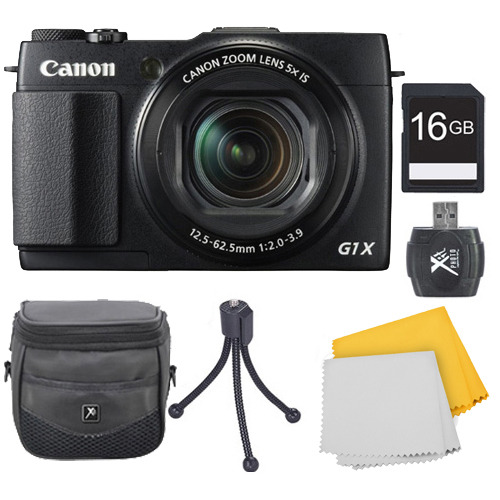 Canon PowerShot G1 X Mark II Digital Camera 16GB Kit