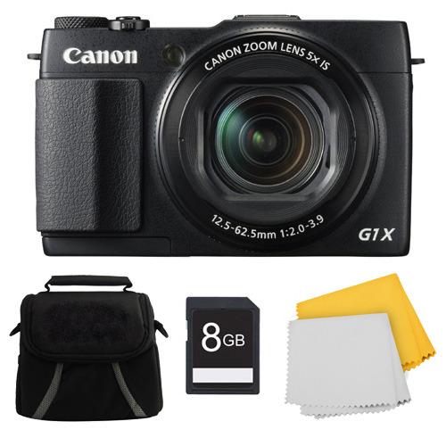 Canon PowerShot G1 X Mark II Digital Camera 8GB Kit