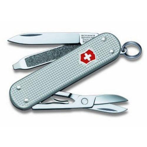 Victorinox Swiss Army Classic SD Pocket Knife (Silver Alox)