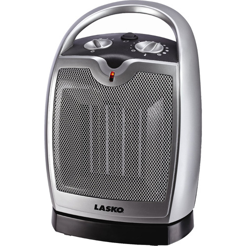 Lasko Electric Oscillating Ceramic Space Heater with Adjustable Thermostat