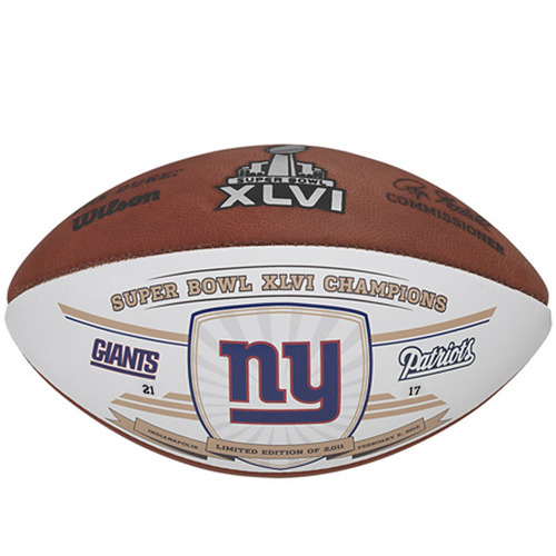 Wilson Super Bowl XLVI Limited Edition Champion Game Ball