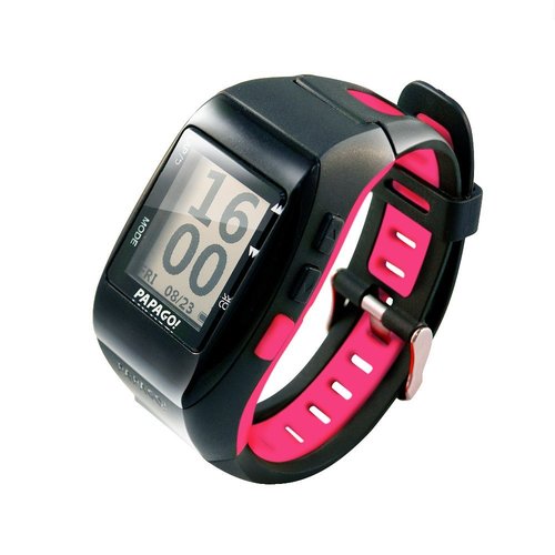 PAPAGO GPS Multi Sport Watch with GoHeart 100 ANT+ Heart Rate Monitor (Pink) - GLWPN-HB
