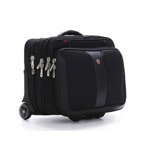 Wenger Swissgear Potomac Rolling Case - Fits up to 17` Laptop (Black)