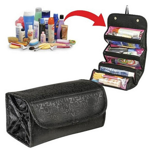 Glambag As seen on TV Compartment Roll-up for Cosmetics, Makeup, Jewelry, Toiletries
