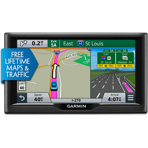 Garmin nuvi 67LMT 6.0` Essential Series 2015 GPS Navigation System w/ Maps & Traffic