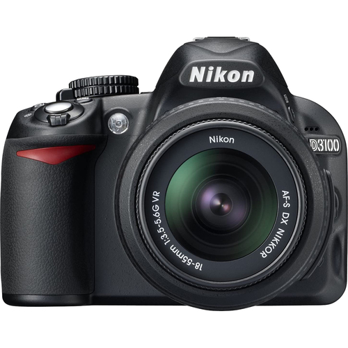 Nikon D3100 14.2MP / 1080P Digital SLR Camera with 18-55mm VR Lens (Refurbished)