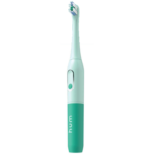 Hum Smart Battery Power Toothbrush with Sonic Vibrations and Travel Case - Teal