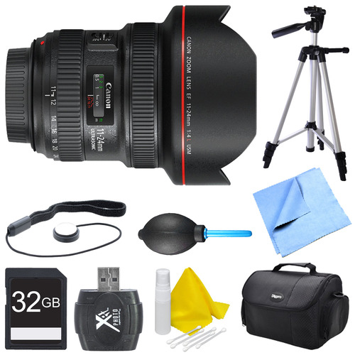 Canon EF 11-24mm F/4L USM Ultra-Wide Angle Zoom Lens Bundle