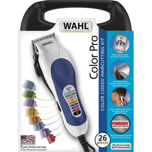 Wahl 79300-1001 - Home Pro 26-Piece Color-Coded Haircutting System