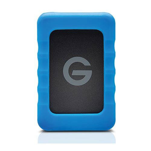 G-Tech G-DRIVE ev RaW 1000GB External Hard Drive with Rugged Bumper (0G04101)