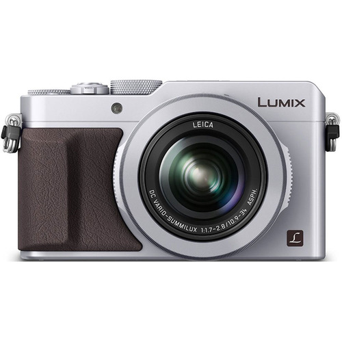 Panasonic LUMIX LX100 Integrated Leica DC Lens Silver Camera with Advanced Controls