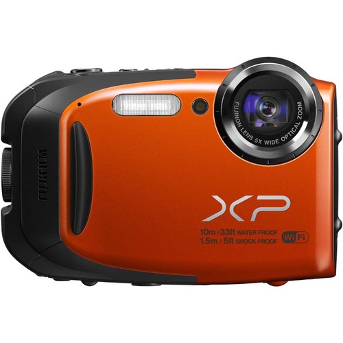 Fujifilm FinePix XP70 Waterproof/Shockproof Digital Camera - Orange Refurb
