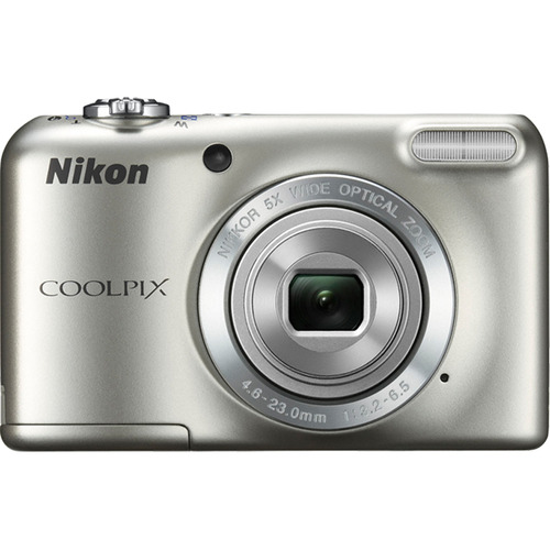 Nikon COOLPIX L27 16.1MP Digital Camera w/ 5x Zoom + 720p Video (Silver) Refurbished
