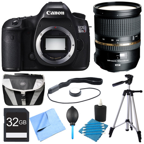 Canon EOS 5DS R 50.6MP Digital SLR Camera Pro Lens Bundle