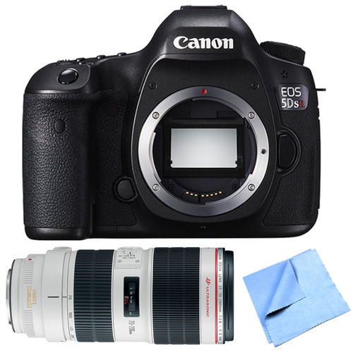 Canon EOS 5DS R 50.6MP Digital SLR Camera Zoom Lens Bundle