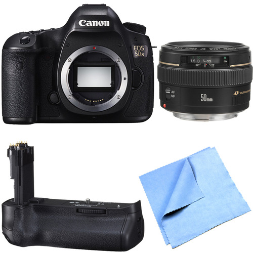 Canon EOS 5DS 50.6MP Digital SLR Camera Telephoto Lens Bundle