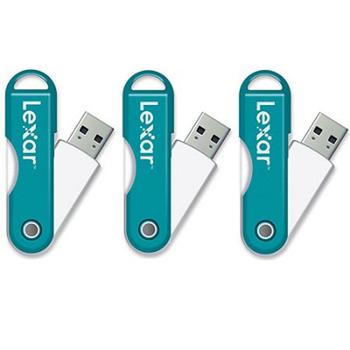 Lexar 16 GB JumpDrive High Speed USB Flash Drive 3-Pack (48GB Total)