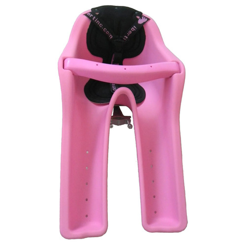iBert Safe-T-Seat w/ New Padded Front-Mounted Child Bicycle Seat - Pink