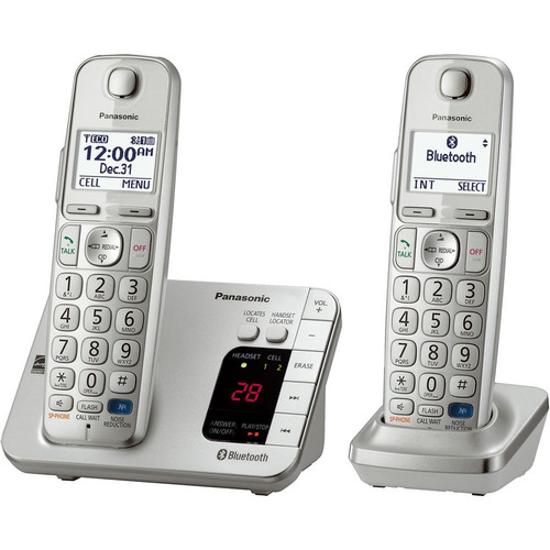 Panasonic KX-TGE262S Link2Cell Bluetooth Enabled Phone with Answering Machine