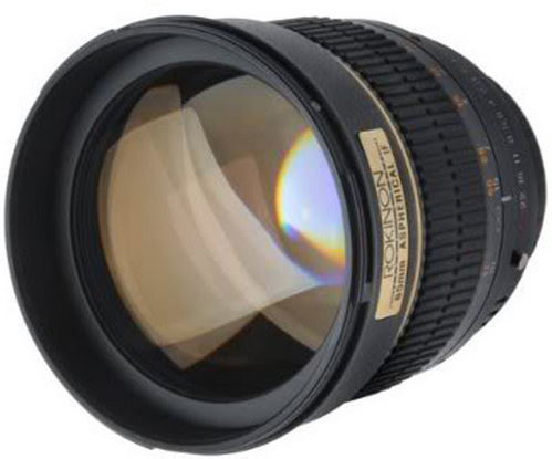 Rokinon 85MAF-N - 85mm f/1.4 Aspherical Lens for Nikon DSLR Cameras w/ Automatic Chip