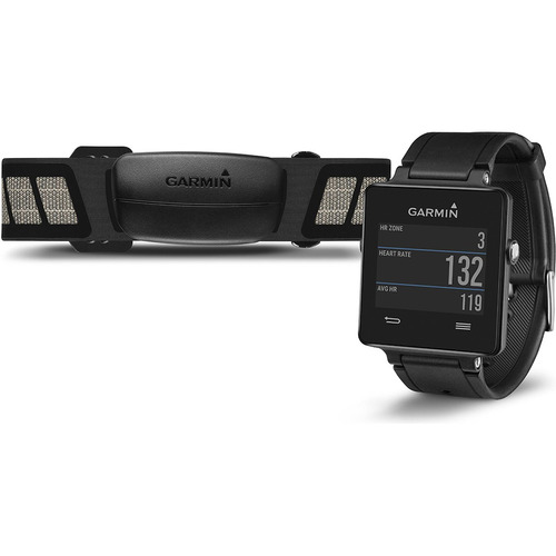 Garmin vivoactive GPS Smartwatch with Heart Rate Monitor - Black (010-01297-10)