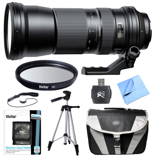 Tamron SP 150-600mm F/5-6.3 Di USD Zoom Lens All Inclusive Bundle for Sony