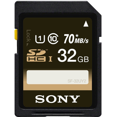 Sony SF32UY2/TQ - 32GB SDHC Class 10 UHS-1, R70 Memory Card