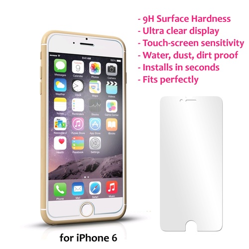 Hashub Goods HD 9H Tempered Glass Clear Screen Protector for Apple iPhone 6