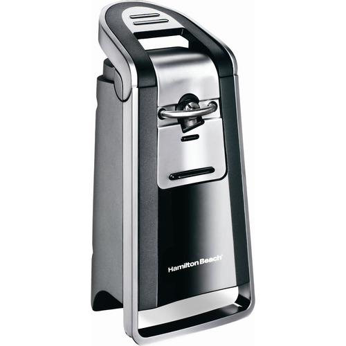 Hamilton Beach Smooth Touch Can Opener, Black and Chrome, Factory Refurbished