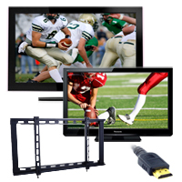 Free Wall Mounts and HDMI cables on select TVs!