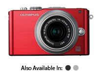 Olympus E-PL3 Red PEN Camera with 14-42mm Lens