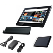 Sony 16GB Tablet S with Wifi BUNDLE with Sony AC Adapter, Cradle, & LCD Protectors