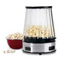 EasyPop Popcorn Maker - Stainless Steel and Black