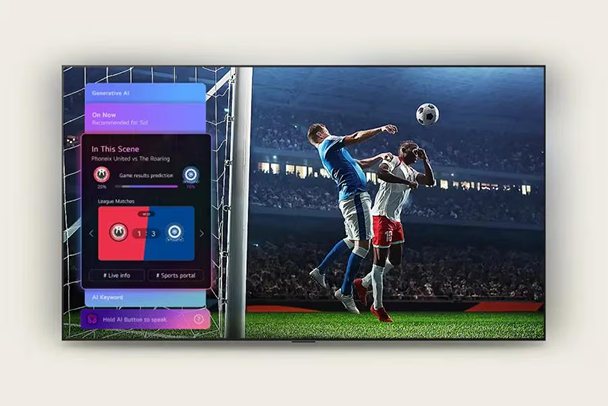LG Sports Hub interface