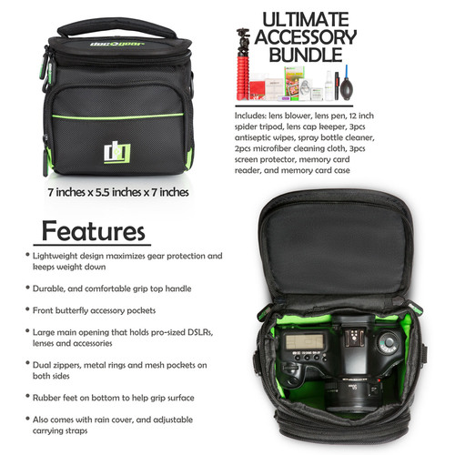 Deco Gear Dslr Mirrorless Camera Bag Software Editing Bundle