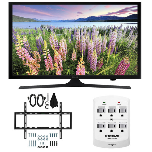 Samsung UN40J5200 - 40-inch Full HD 1080p Smart LED HDTV Slim Flat Wall Mount Bundle