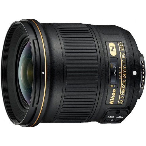 Nikon AF-S FX Full Frame NIKKOR 24mm f/1.8G ED Fixed Lens with Auto Focus