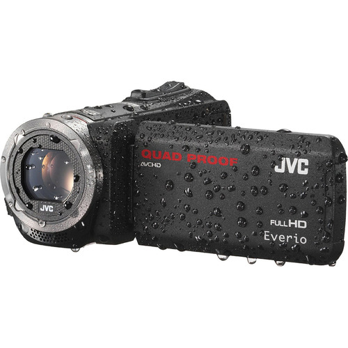 JVC GZ-R320DUS Quad Proof Black 40x Dynamic Zoom 60x Digital Zoom HD Camcorder
